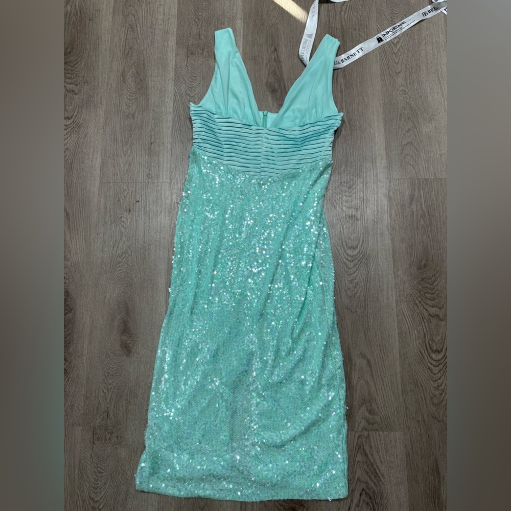 Sparkling Aqua Sequin Dress house of cb Thala prom homecoming y2k